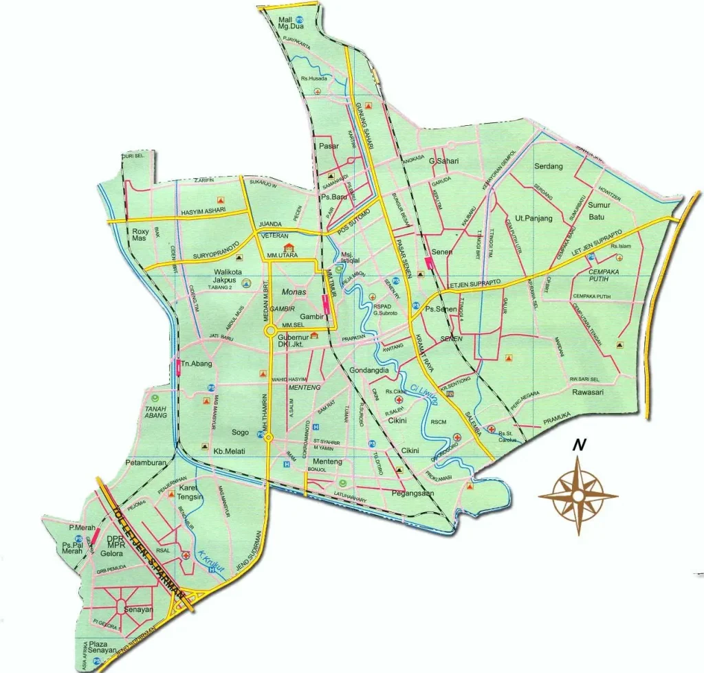 area layanan rental mobil Jakarta Pusat anugrah Transport